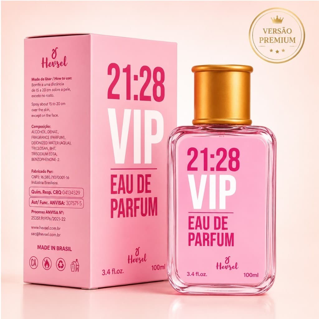 perfume Feminino 100ml Frasco de Vidro Eau de Parfum Longa Fixação Presente Feminino