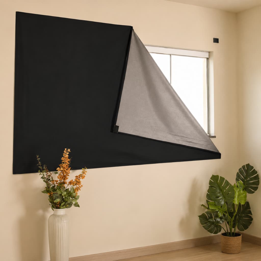 Cortina Painel Blackout com Velcro para Sala Quarto Cozinha Varias Cores Qualidade