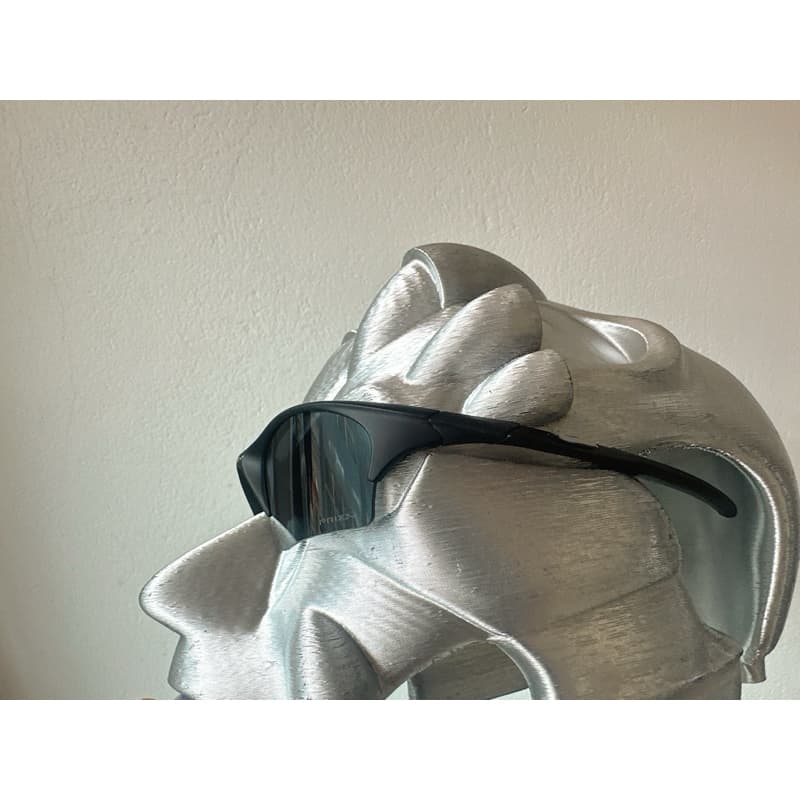 óculos de sol half lente polarizad armação  preto