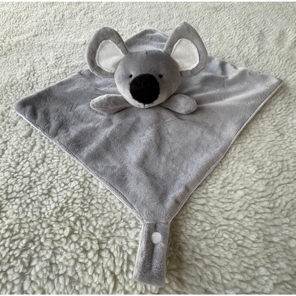 Naninha bebe com prendedor de chupeta plush antialérgica