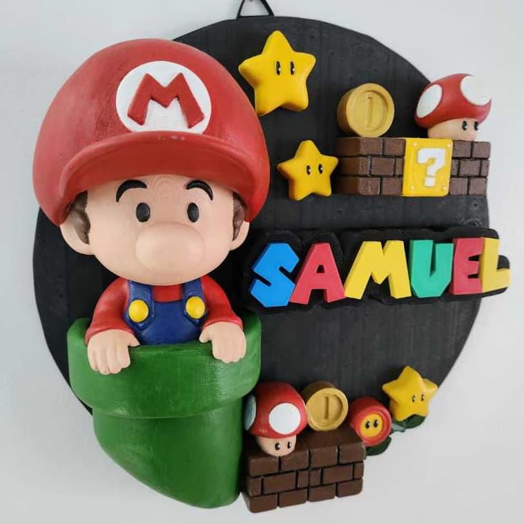 Porta Maternidade Personalizado | Placa Decorativa Bebê com Nome | Quarto Infantil e Presente