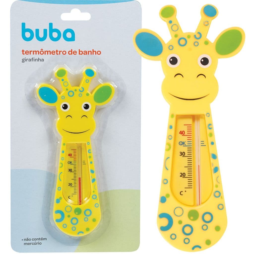 Termômetro de Banho Buba Girafinha Banheira Infantil Termometro Água Bebe