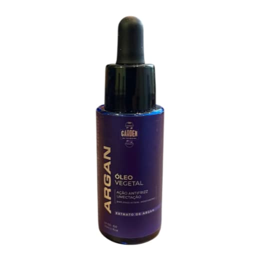 Óleo Barba Vegetal Argan Garden Antifrizz Umectação 30ml