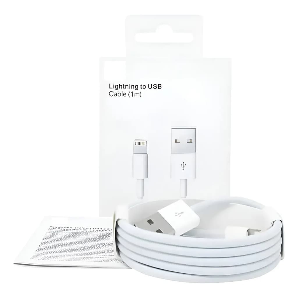 Cabo Lightning USB Rápido 1M Para iPhone 5s 6s 7/7 Plus 8/8 Plus X/Xs/Xr/Xs Max 11 12 - Com Garantia