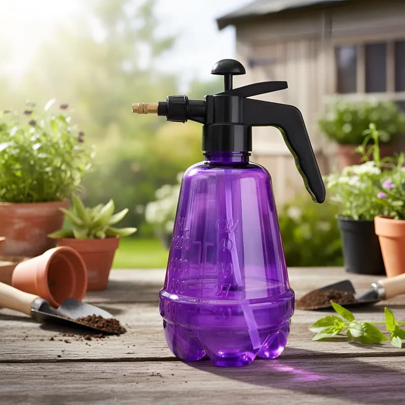 Pulverizador Manual C/ Compressao Previa 1,5 Litros Roxo