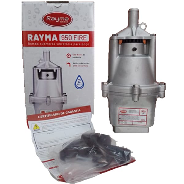 Rayma Bomba de agua submersa / poço ,protetor térmico mod. 950 fire 220V / 450W
