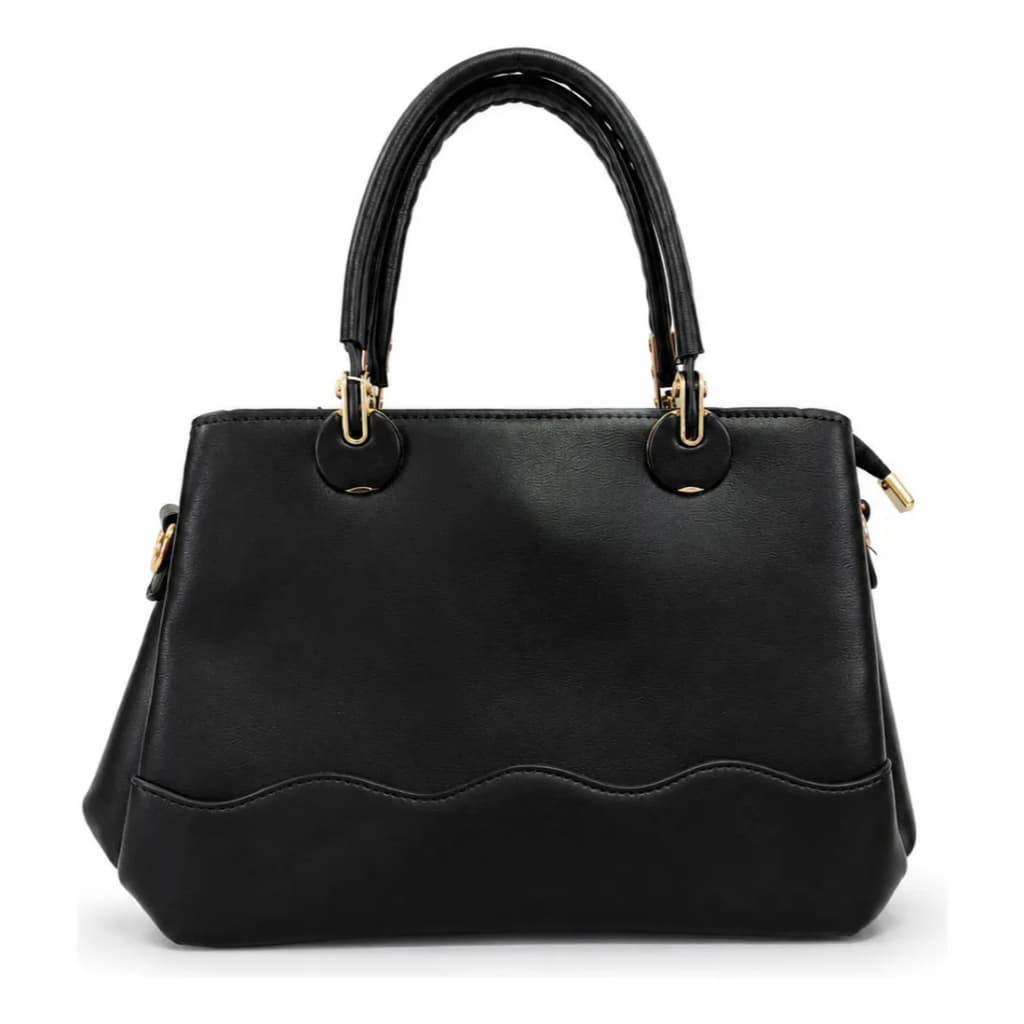 Bolsa Feminina Tira Colo Linha Premium Moderna Fina Preto