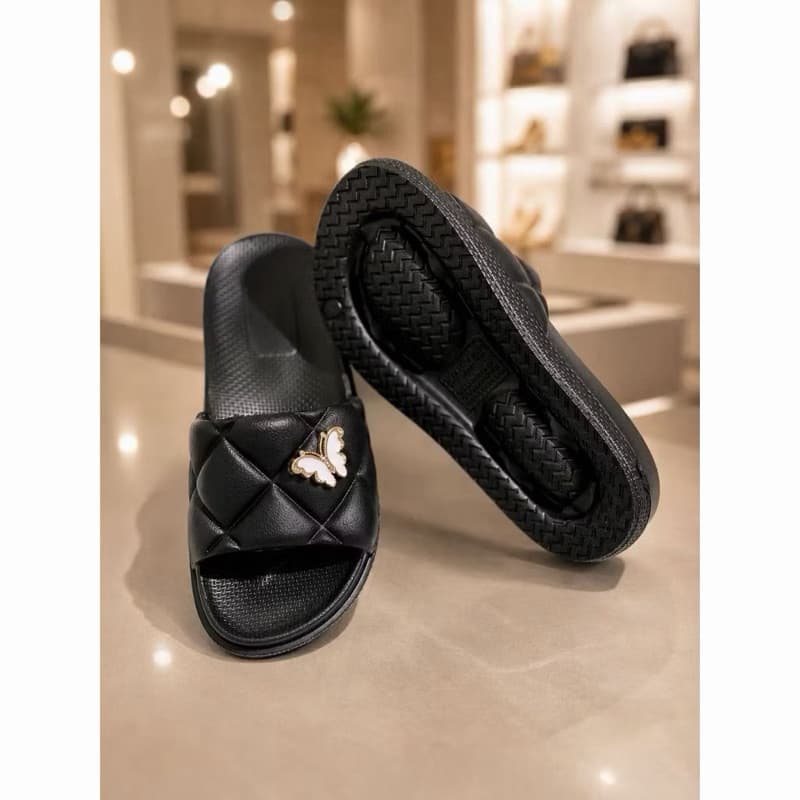 Chinelo Slide Confortável Macio Leve Borboleta Antiderrapante Ideal para Casa e Dia a Dia