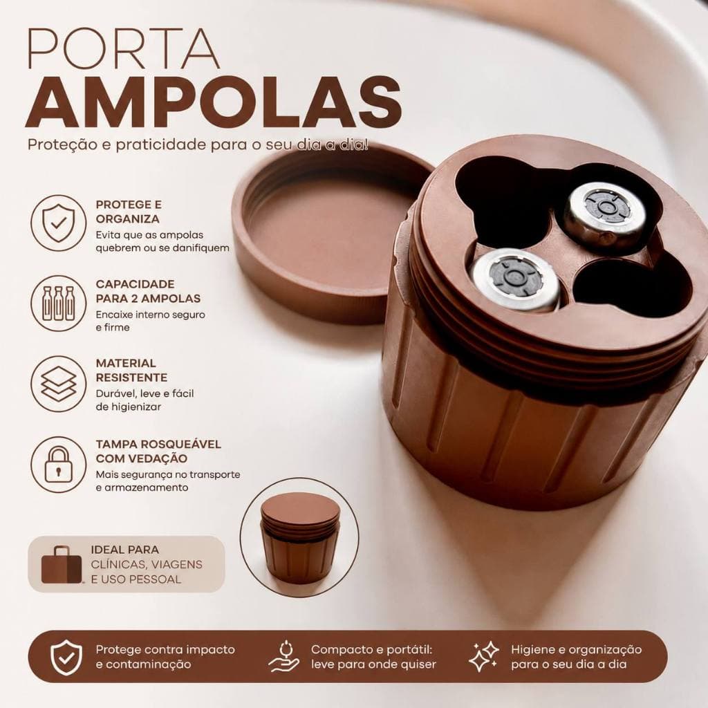 Porta Ampolas 4 unidades | Case para TG, lIpoless