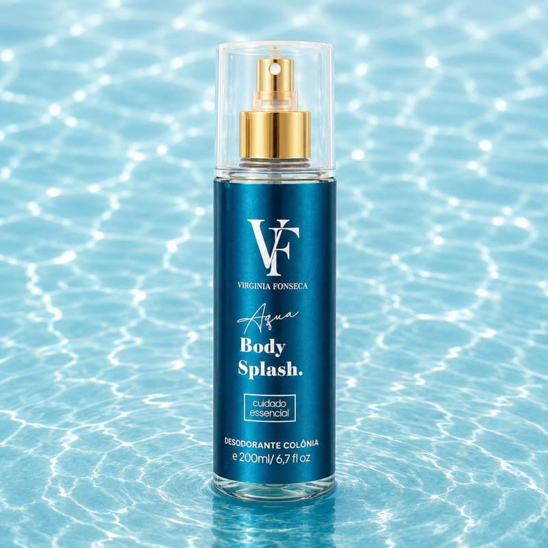 Body Splash VF Aqua Similar Virginia 200ml Feminino Perfume Corporal Longa Duração