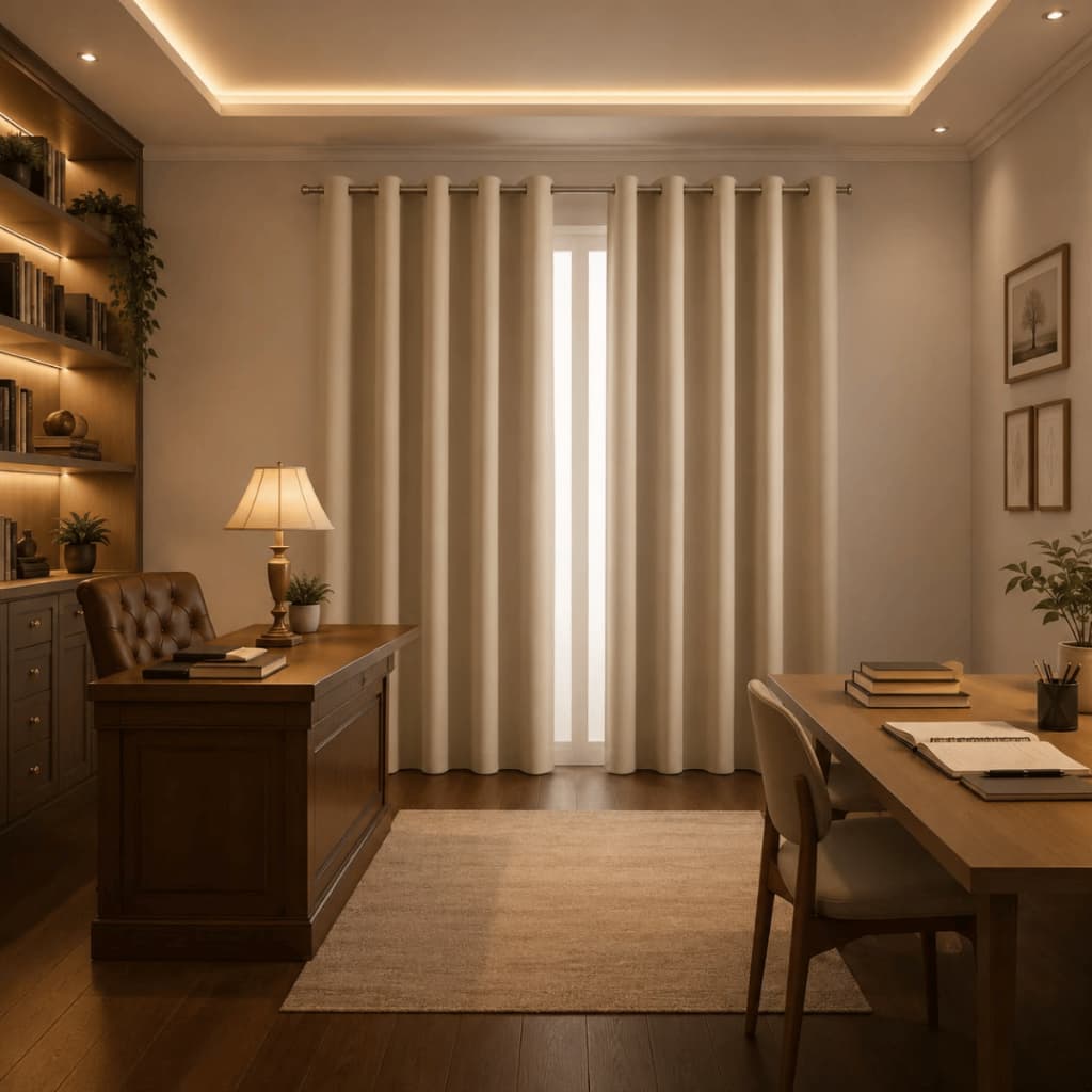 Cortina Blackout Corta Luz Tecido Premium Varias Medidas e Tamanhos Quarto/Sala Promoção