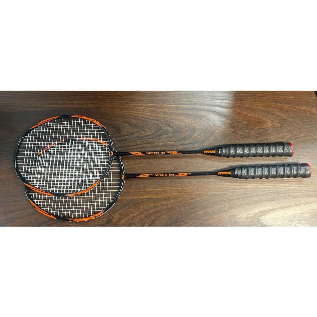 RAQUETE PARA BADMINTON (02 PEÇAS) FIBRA DE CARBONO/ALUMINIO