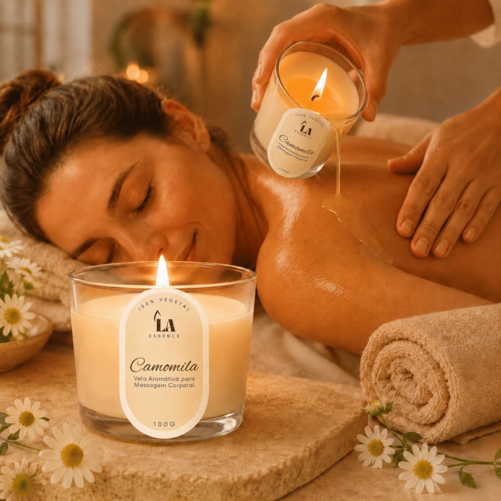 Vela De Massagem Corporal Aromática Hidratante Perfumado 100g