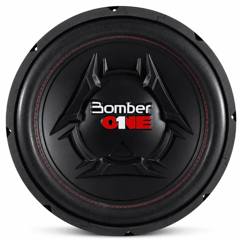 Subwoofer Bomber 10 Pol 200WRMS 4 Ohms B One Grave Som Automotivo Cone Celulose Bobina Alumínio