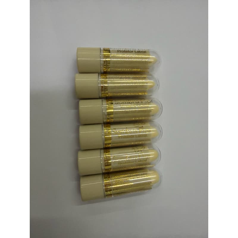 Kit 6 Hidratante Labial Manteiga de Cacau Protetor Labial Natural