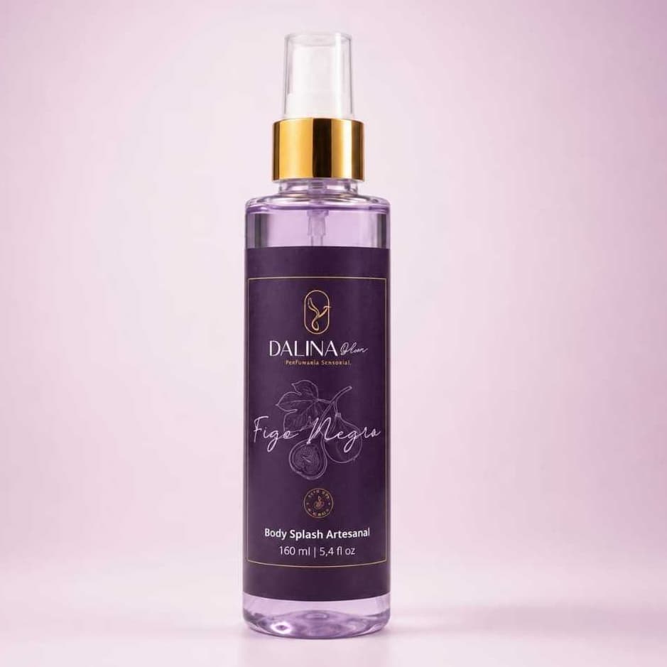 Body Splash Figo Negro Perfume Feminino Marcante Elegante Cheiro Rica Cheirinho Doce