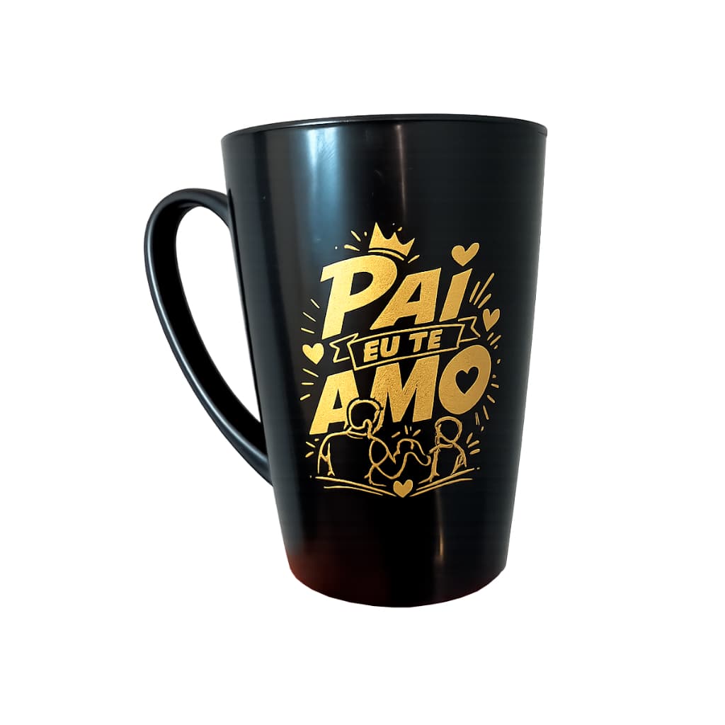 Kit 30 Caneca Plástica Personalizada Feliz Dia Dos Pais Promoção Silk Lembrancinha