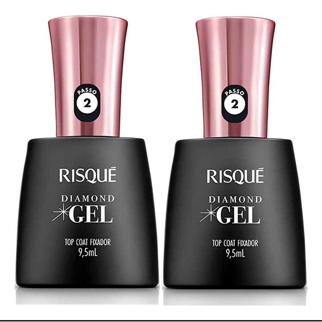 Kit 2 Top Coat Diamond Gel