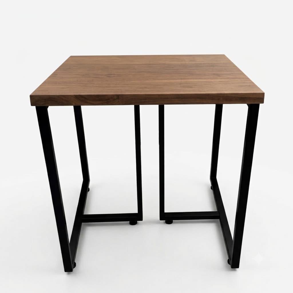 kit Pé dde mesa modelo em T não acompanha madeira