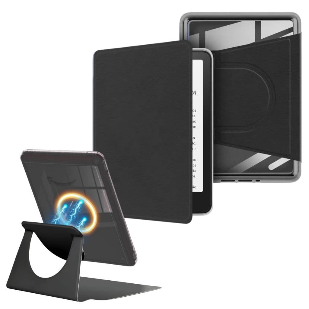 Capa 5 em 1 Magnética Inteligente para  Kindle Paperwhite 12ª Geração 7 Polegadas Tampa Removível Indução 360º