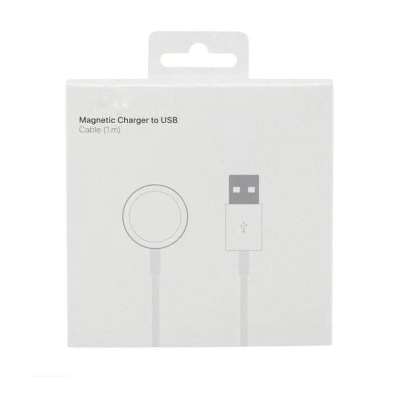 Cabo Magnético Para Relógio Smartwatch Séries 1 2 3 4 5 6 7 8 9 SE Com Plug USB Indução