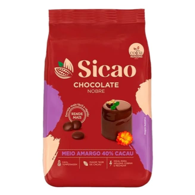 Gotas De Chocolate Amargo Unique Harald