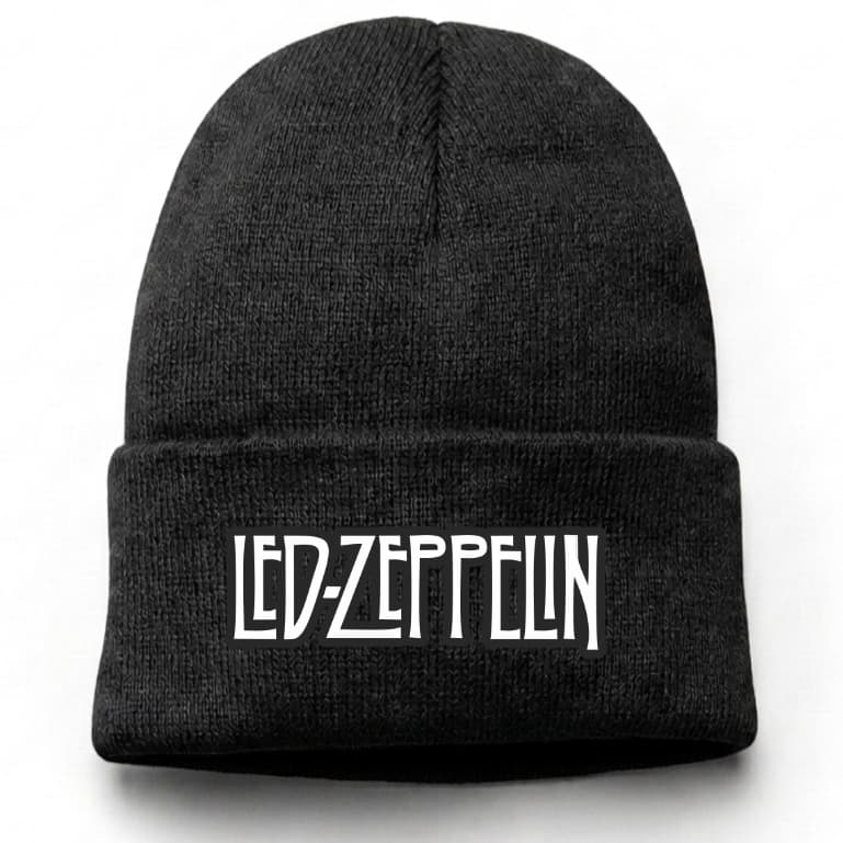 Gorro Touca  Premium Unissex Preta Estilo Rock Inverno canelada