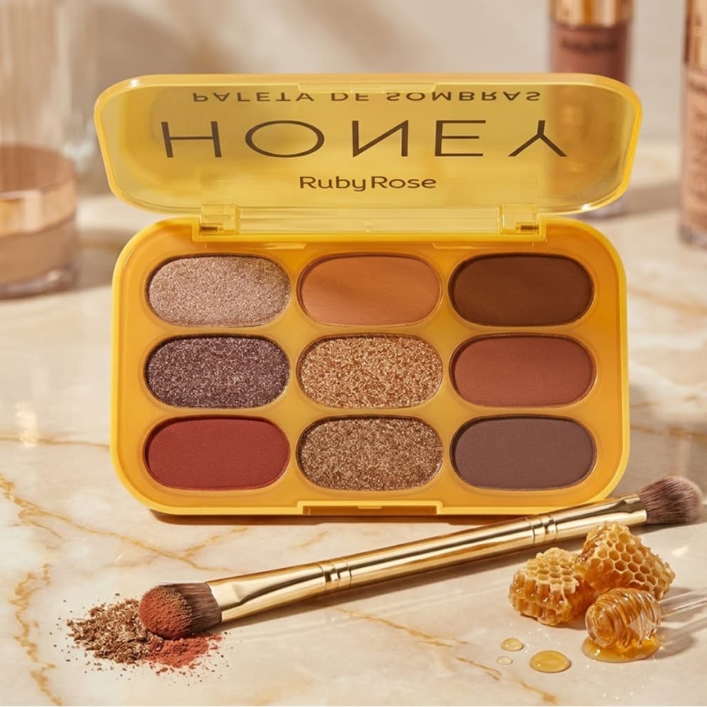 Paleta de Sombras Honey HB-1087- Ruby rose