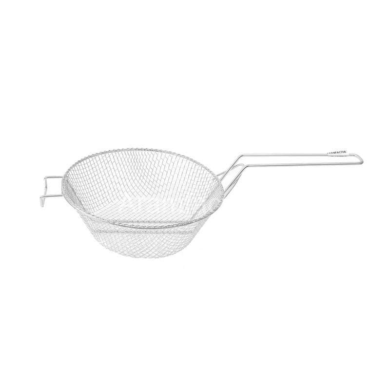 Concha Peneira para Fritura 14cm Aramfactor 404/14 em Aço Inox para Cozinha Profissional
