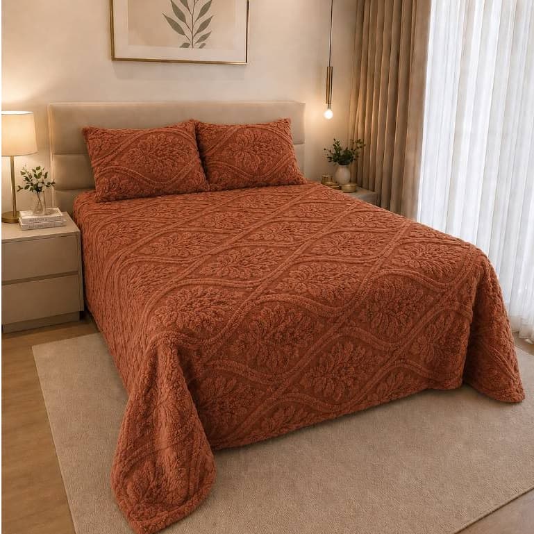 COBERTOR COBRE LEITO COM FRONHAS CASAL  2,20x2,40 ACONCHEGO PARA O FRIO