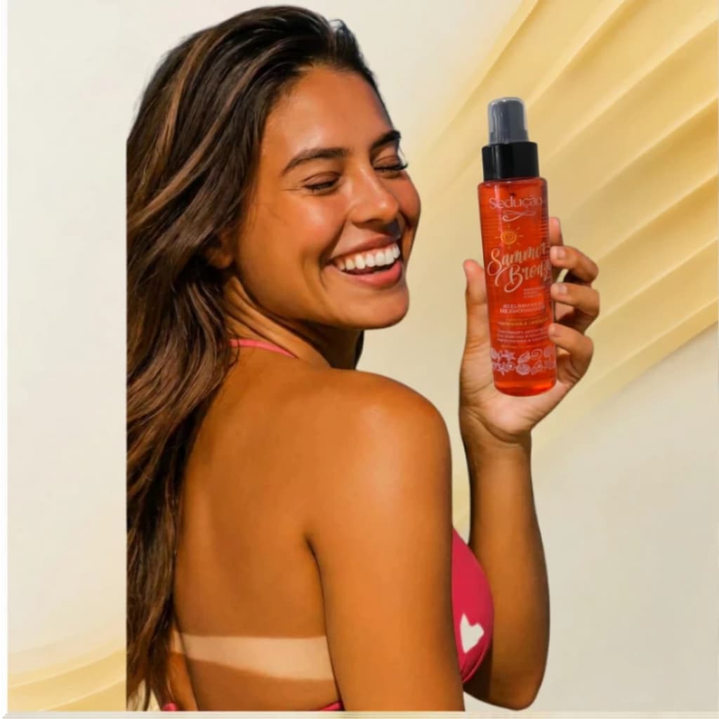 Acelerador De Bronze Extrato de Urucum 130m Linha Summer
