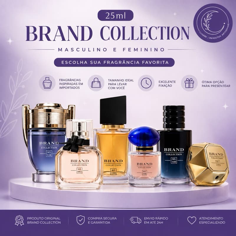 Perfume Brand Collection 25ml - Inspiração em Perfumes Importados | Masculino/Feminino