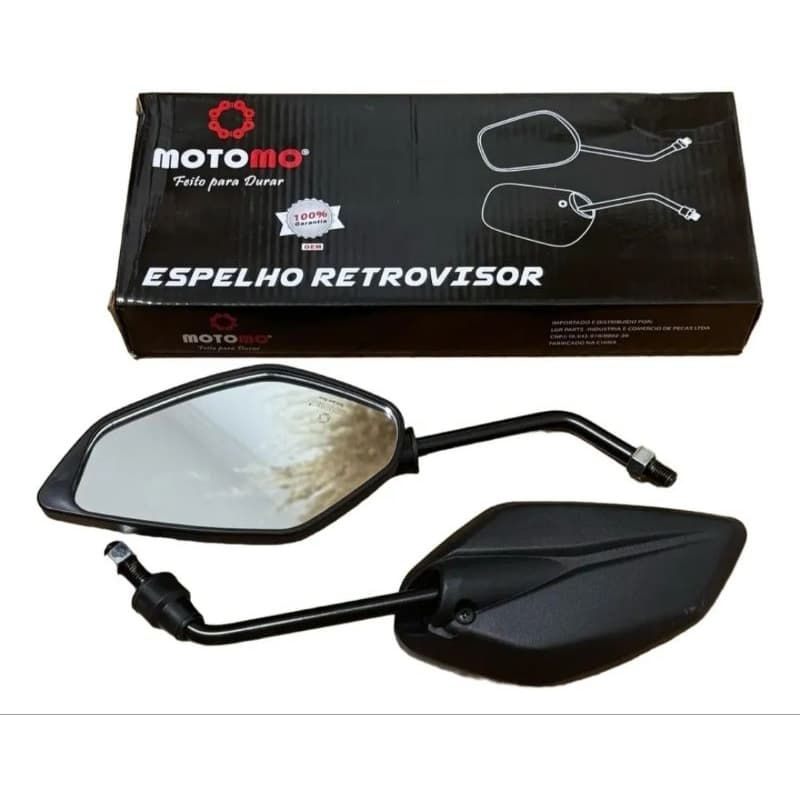 Par de espelho retrovisor Mod Fazer150/ xtz150/crosser2025