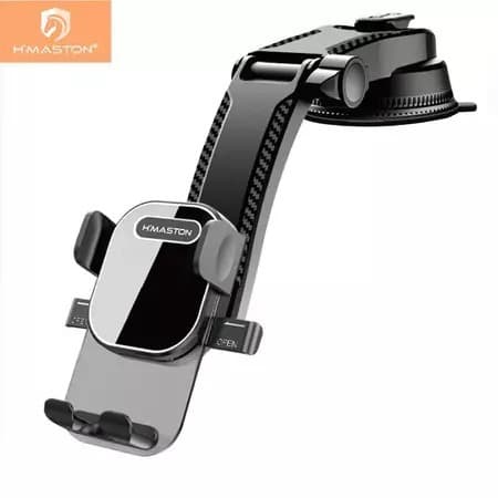 H'maston CJ-71 Suporte Celular Carro Veicular Trava Anti Queda 360º Universal