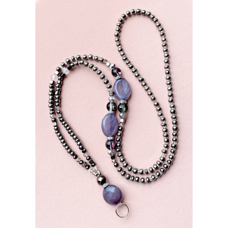 COLAR PARA CRACHÁ / CORDÃO DE CRACHÁ  SUPORTE EM PÉROLAS MIÇANGAS / CONTAS BIJU ACESSÓRIOS DE MODA ARTESANAL