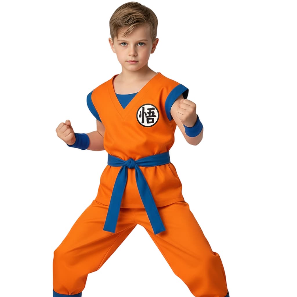 Goku Kit 2 Fantasias  Completas Com As Faixas   Cosplay Anime