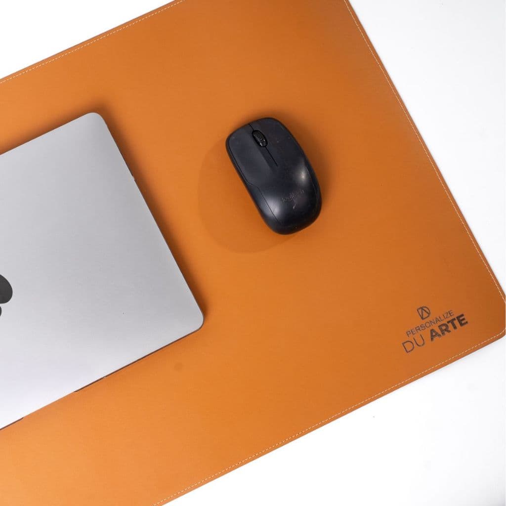 Desk Pad de Couro Sintético Personalizado (90x40 cm) – Linha Premium