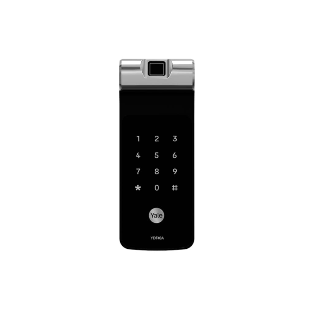 Fechadura Eletrônica Digital Yale YDF40A Biometria Senha Trinco Rolete