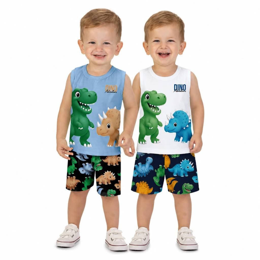 Conjunto Infantil Kyly Regata Dino Adventure