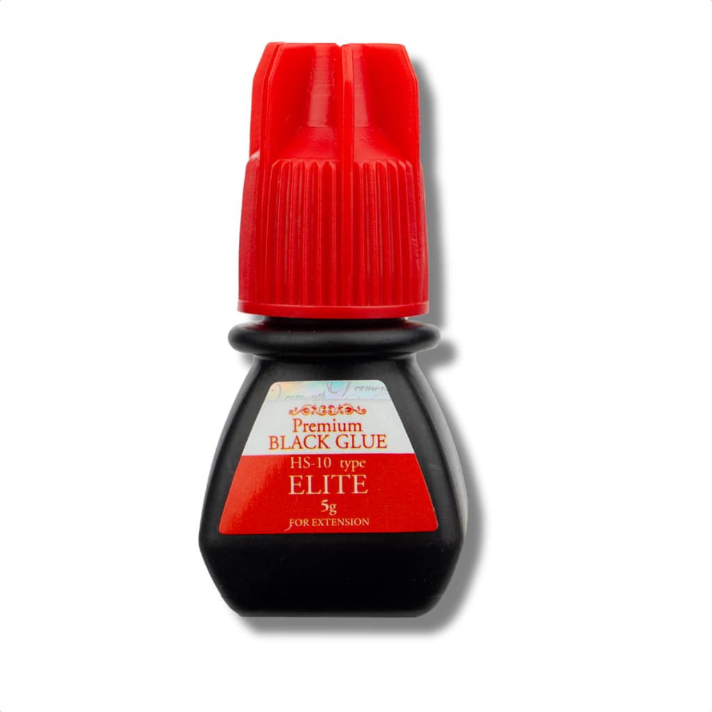 Cola para Extensão de Cílios Elite HS10 5ml Preta Secagem 3 a 5s Uso Profissional