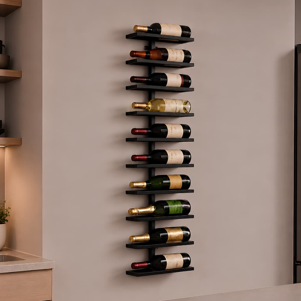 Suporte de Vinho Organizador de Garrafas Adega Suspensa