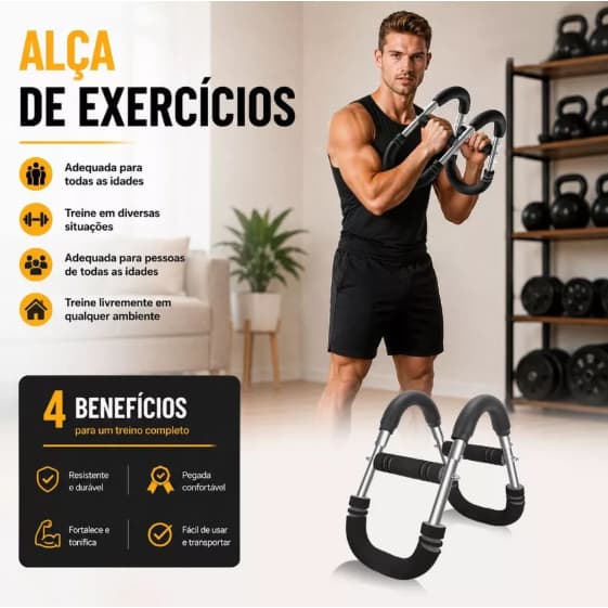 Treinador, Exercitador De Braço Twister Para Treinamento Em Forma De U BW14031