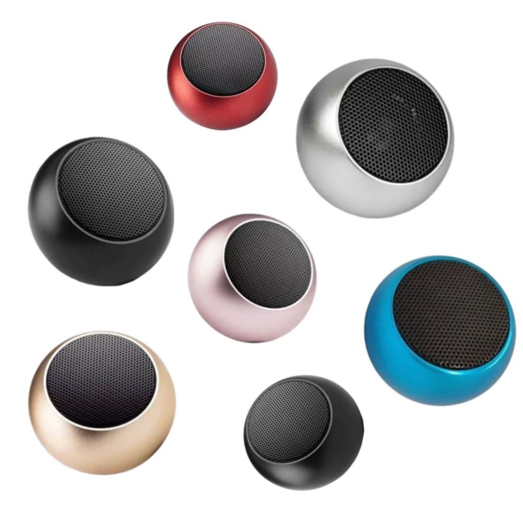 Kit 5 Caixinhas Caixas De Som Bolinha Pequena Bluetooth Atacado Revenda Nota Fiscal