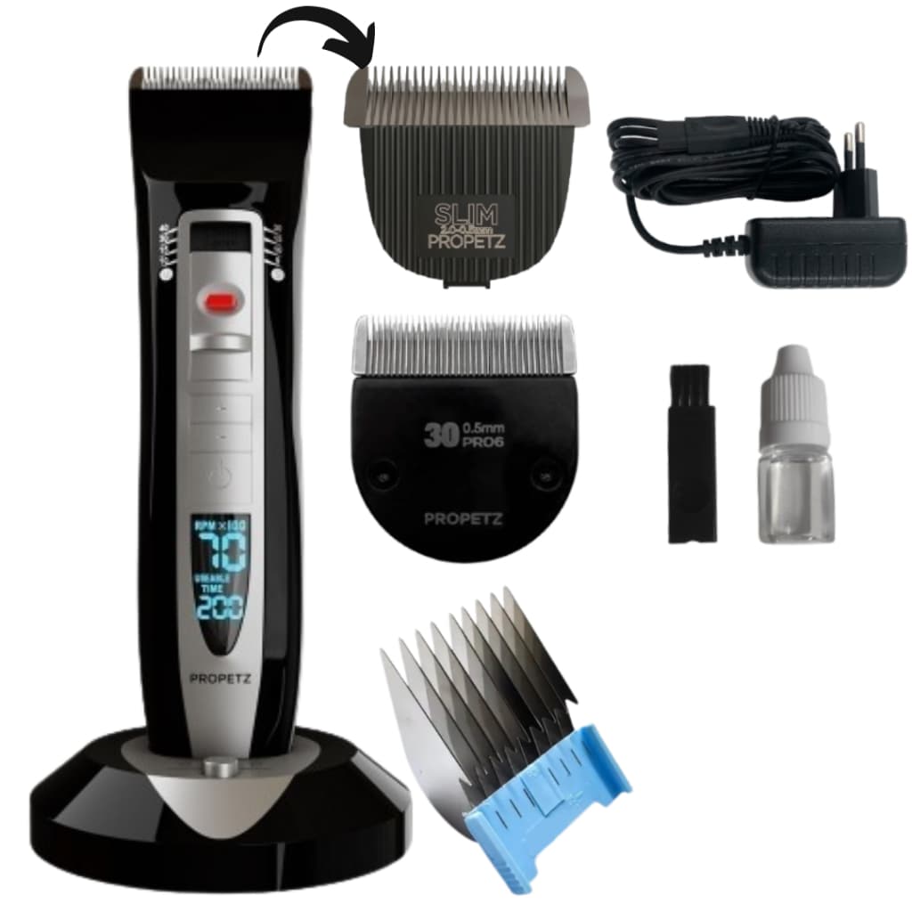 Máquina de tosa PRO6 Propetz com lamina 30 banho e tosa pet shop