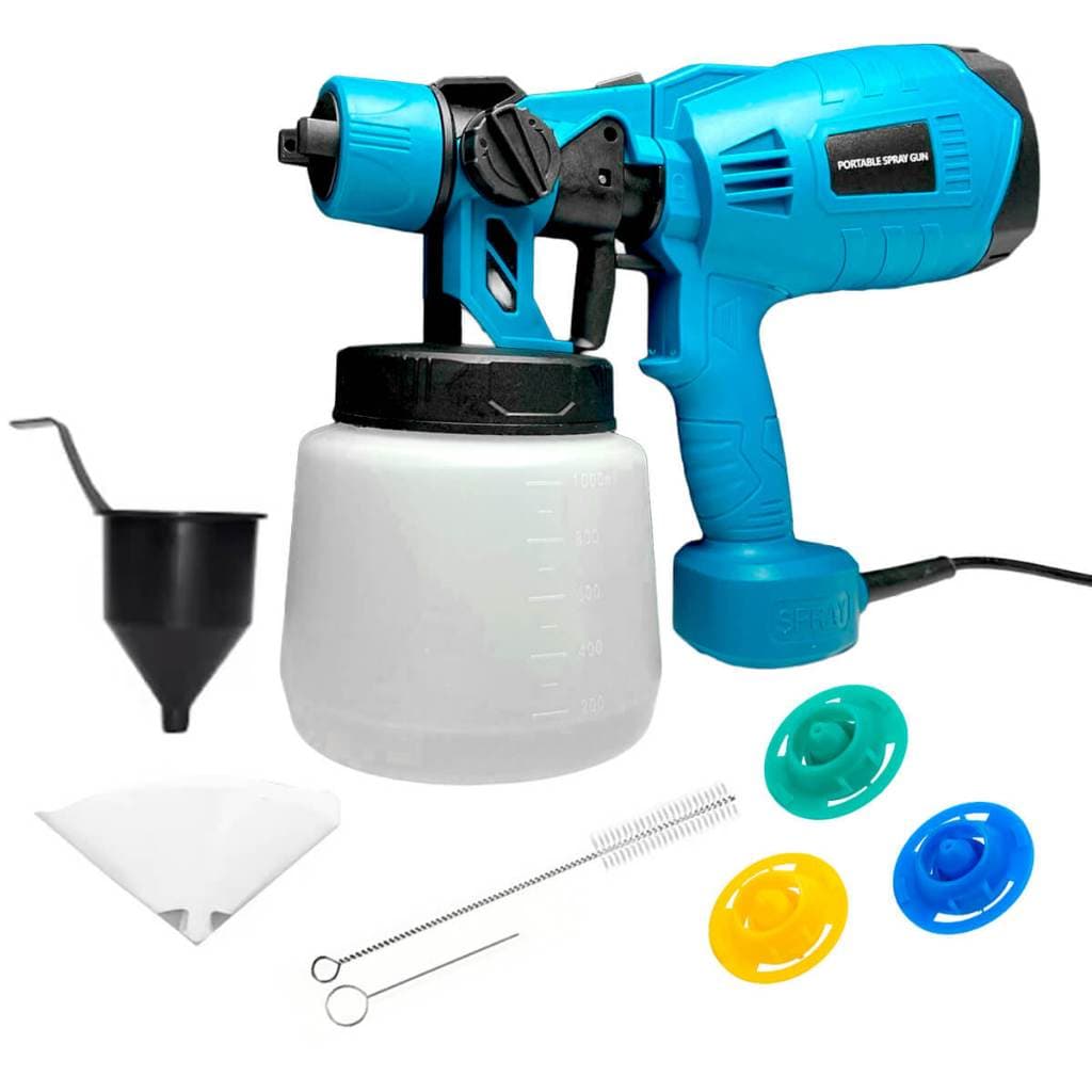 PISTOLA DE PINTURA E PULVERIZADORA 220V: PINTURA UNIFORME, RÁPIDA E PROFISSIONAL PARA DIVERSOS TIPOS