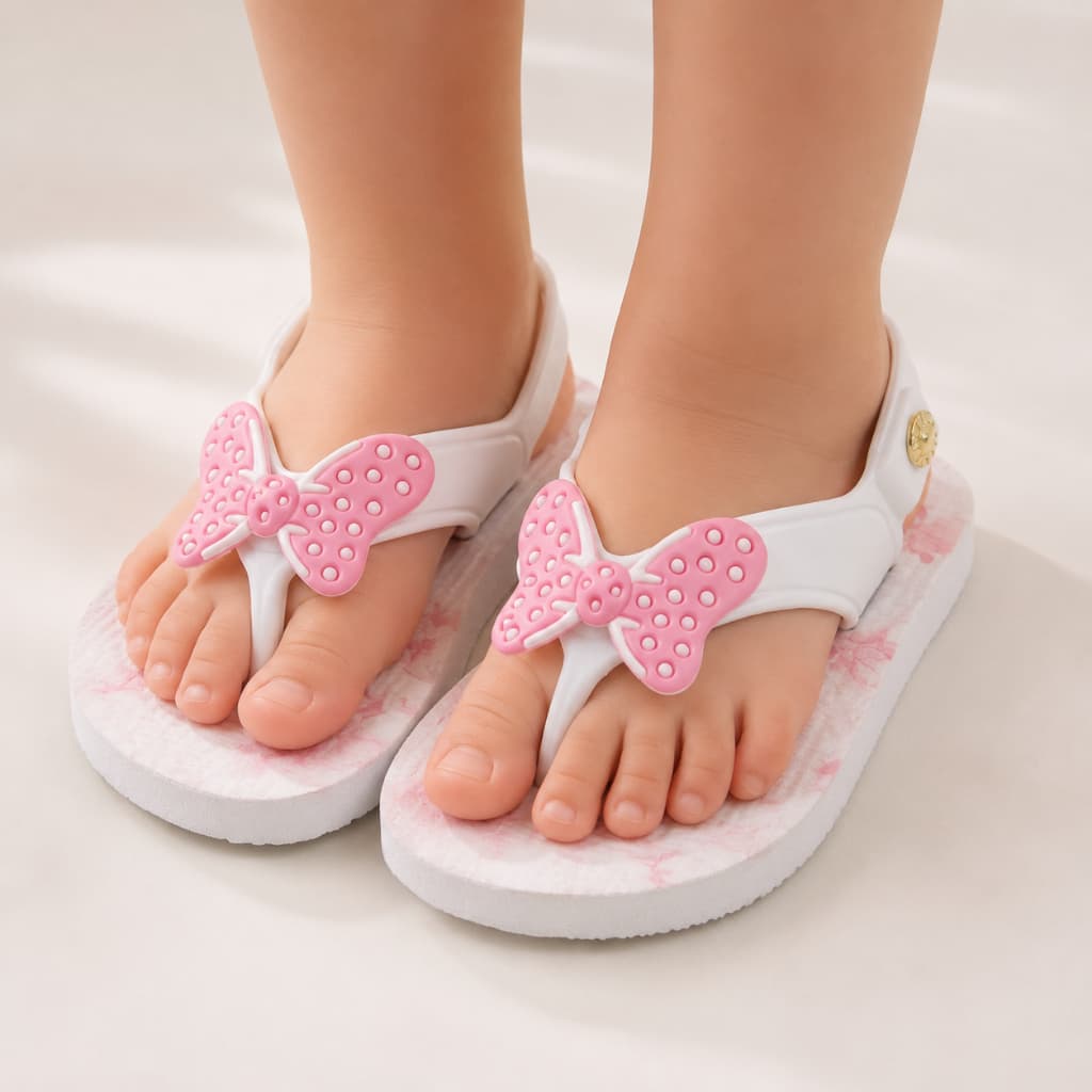 Sandália Chinelo Infantil Menina Princesa Confortável Bebe