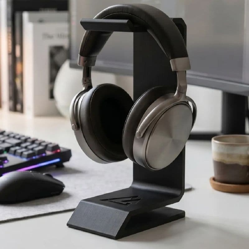 Suporte para Fone de Ouvido Gamer de Mesa | Organizador para Headset Base Estável com Design Moderno e Minimalista