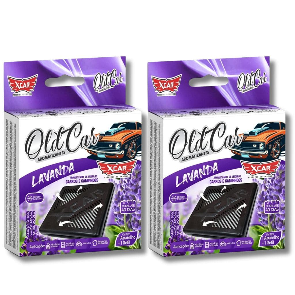 Kit 2x Aromatizante Oldcar Xcar Aparelho E Refil - Aromas.