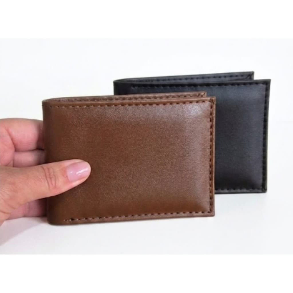 Carteira Masculina Slim, couro sintético pratica e elegante.