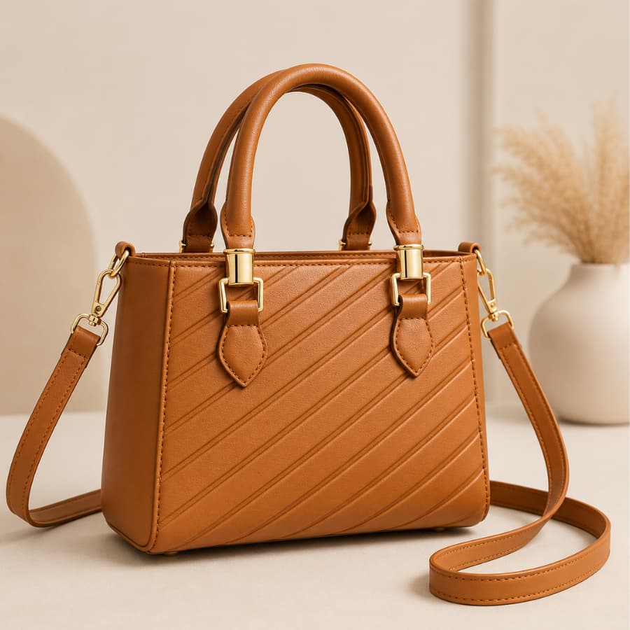 Bolsa Feminina Casual Transversal Alça de Mão Compacta Elegante para Festas Shopping Dia a Dia Passeio
